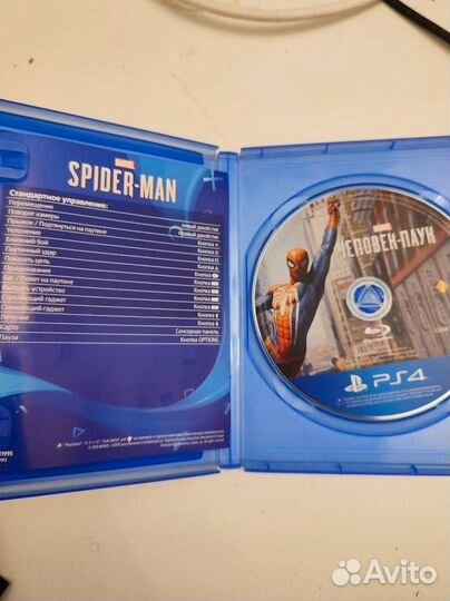 Spider man ps4 диск