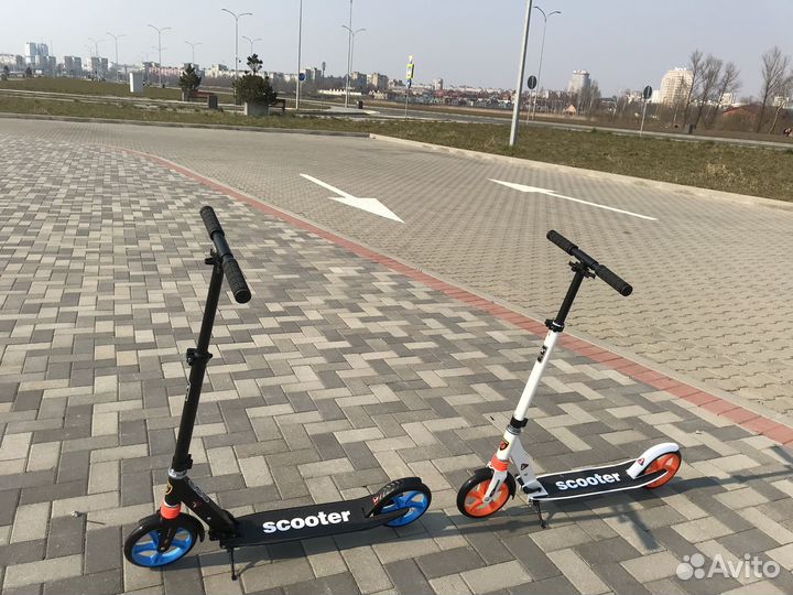 Городские самокаты с амортизаторами