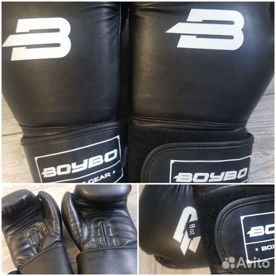 Боксерские перчатки 8 oz новые