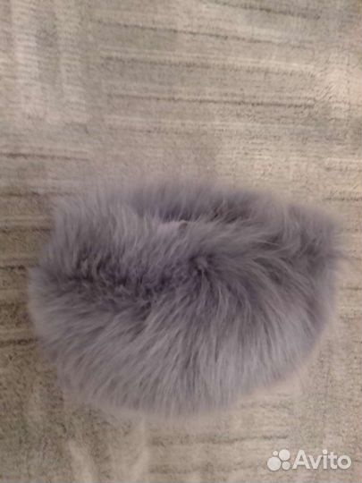 Муфточка из натурального меха песца
