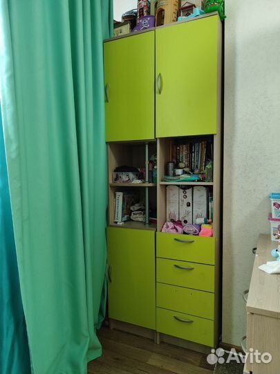 Шкаф стеллаж пенал детская мебель