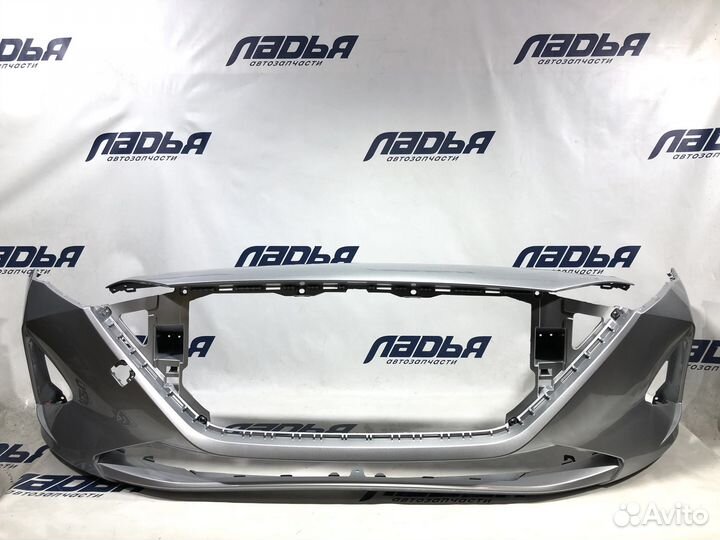 Бампер Hyundai Solaris(20-н.в.) передний Серебрист