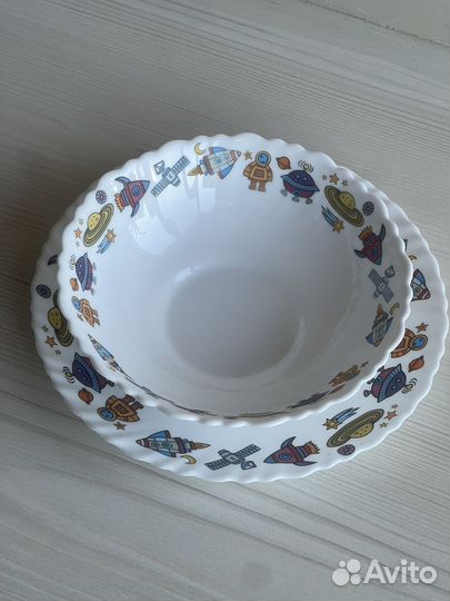 Набор тарелочек 2 шт для детей