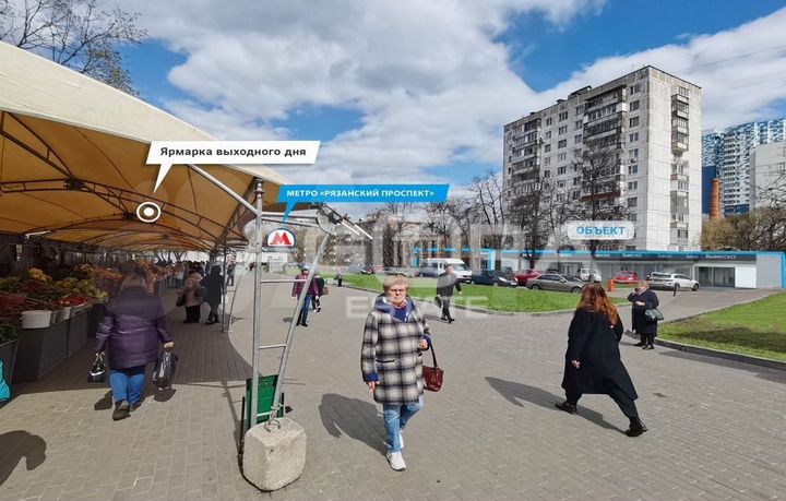 24 м2/Продажа торгового помещения/метро Рязанский пр-т