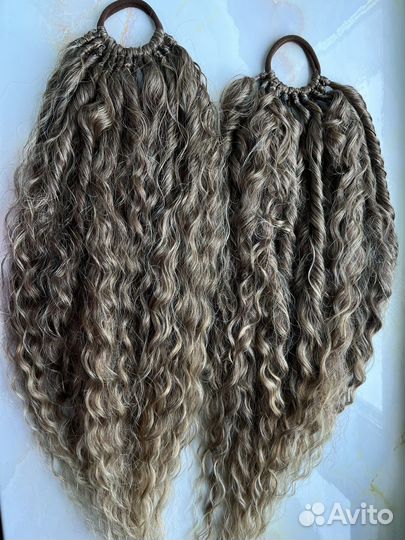 Хвосты кудрявые и прямые