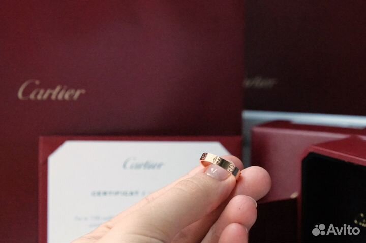 Cartier Love кольцо оригинал новое 16.5 (52 р.)