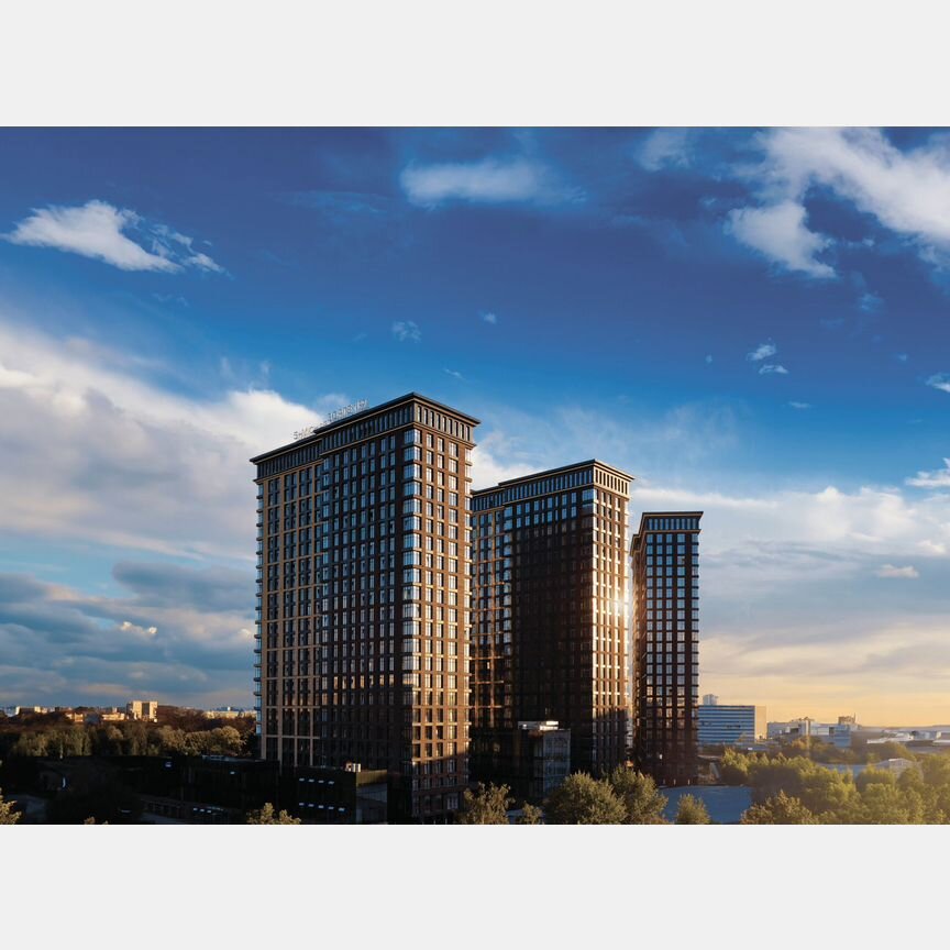 1-к. апартаменты, 55,8 м², 21/23 эт.