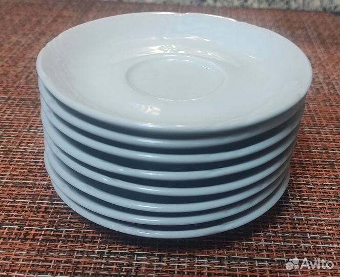 Фарфоровые блюдца, Чехия Винтаж