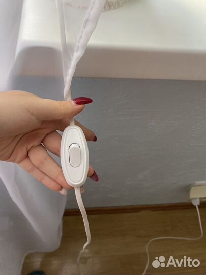 Новогодний светильник снеговик