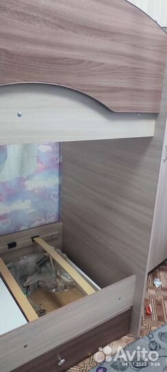 Детская кровать двухъярусная