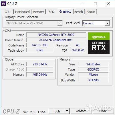 Видеокарта Asus ROG Strix RTX 3090 OC