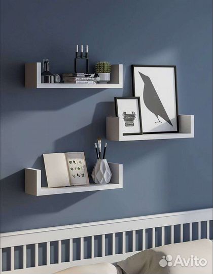 Полка настенная IKEA белая