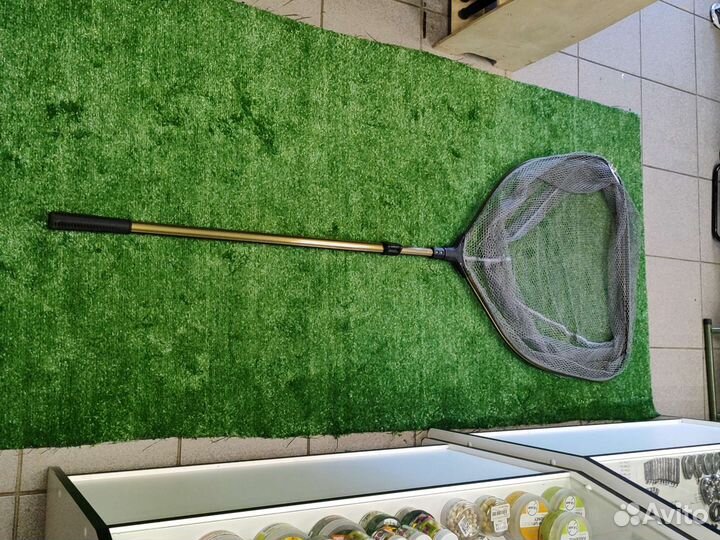 Подсак подсачек телескопический прорезиненный