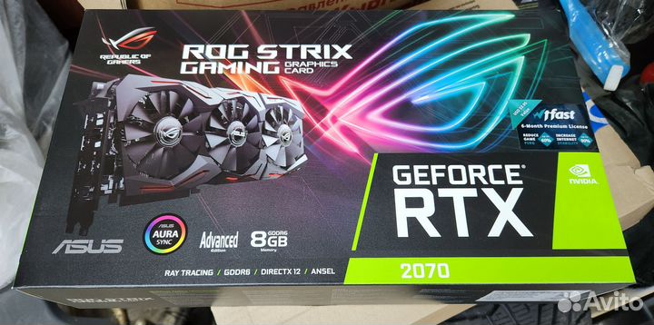 Видеокарта Asus Rog Strix RTX2070