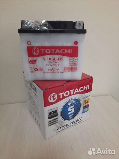 Аккумуляторная батарея totachi 12 а/ч YTX12-BS