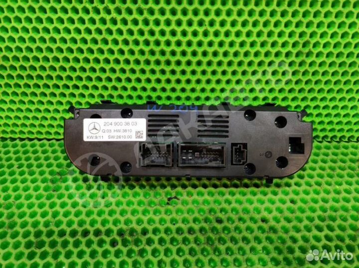 Блок управления климатом Mercedes-Benz C W204