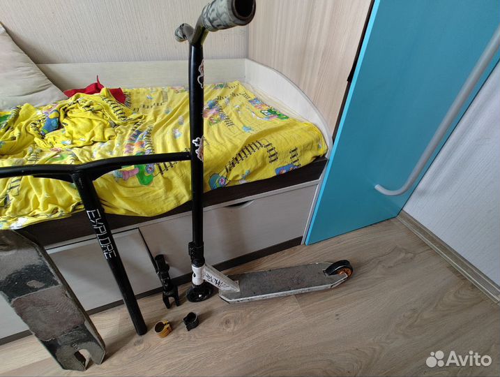 Трюковой самокат Обмен на скейт