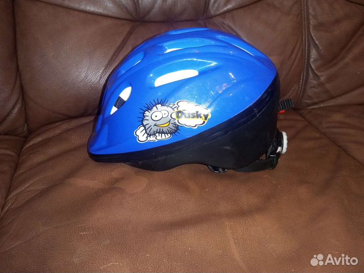 Детский велошлем, размер 52-56 с защитой