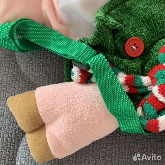 Мягкая игрушка рюкзак поросенок в отличном состоян