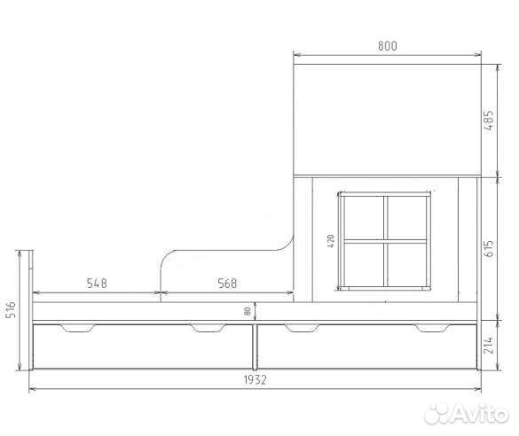 Кровать Домик в Волгограде