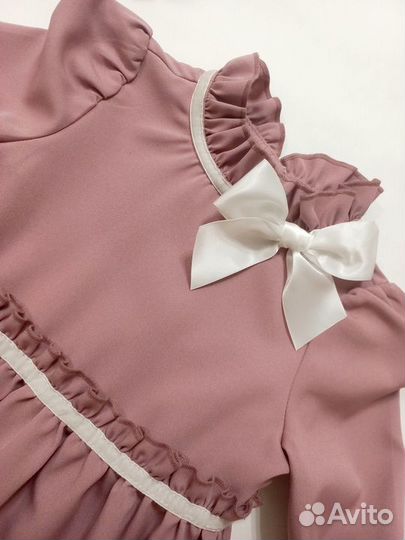 Платье для девочки длинный рукав 98