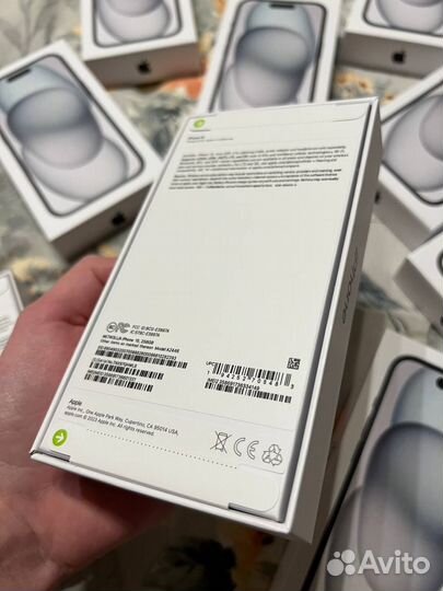 Муляж в коробке iPhone 15 про макс натурал титан