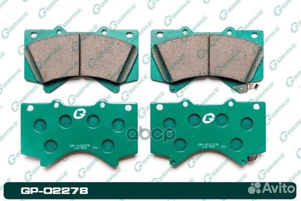 Колодки g-brake gp-02278 GP02278 gbrake