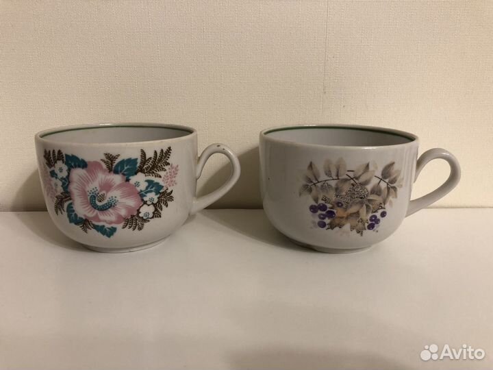 Чашка и чайные пары СССР