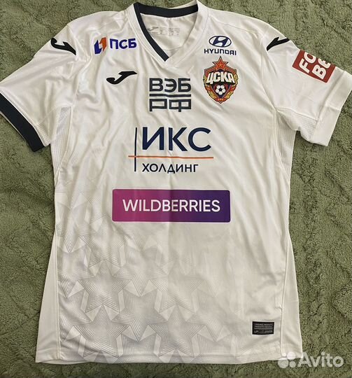 Футболка игрока футбольного клуба цска