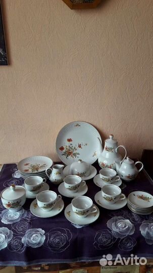 Чайно-кофейный сервиз гдр