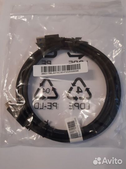 Новый Кабель HP USB 3.1 Gen 1 USB Type-C