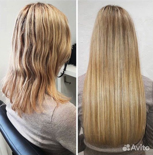 Наращивание волос (капсульное)