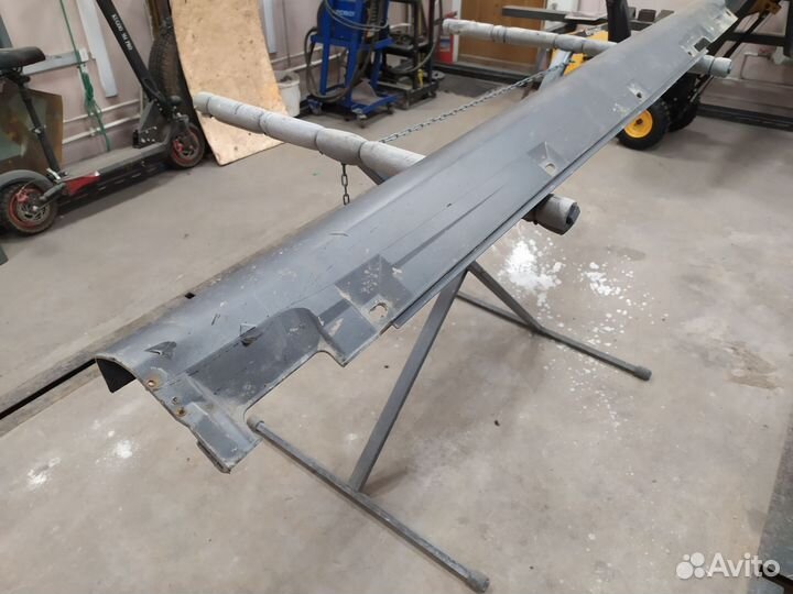 Накладка порога audi allroad, левая, дорест