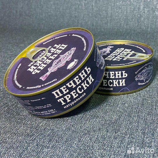 Печень трески в стекле