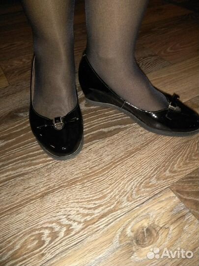 Туфли кожаные