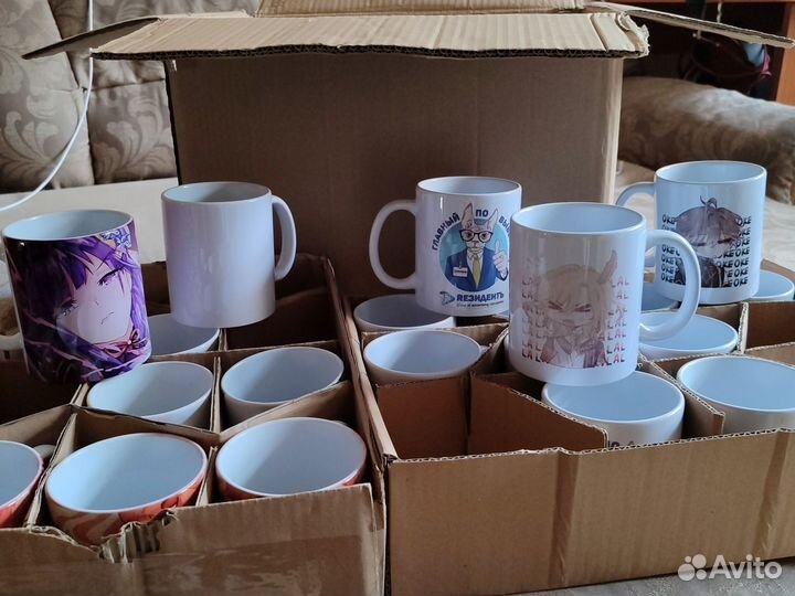 Распродаю брак и неликвид кружек с аниме и другое