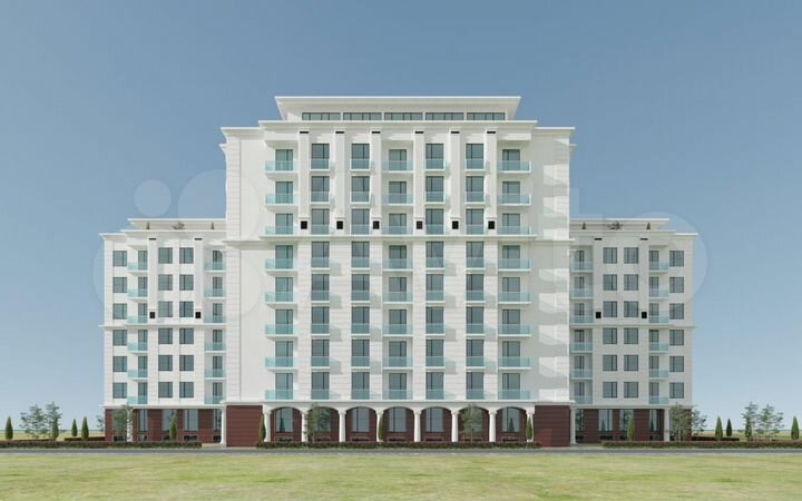 2-к. апартаменты, 56 м², 6/7 эт.