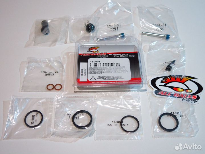 Ремкомплект переднего суппорта для crf kdx kx dr r
