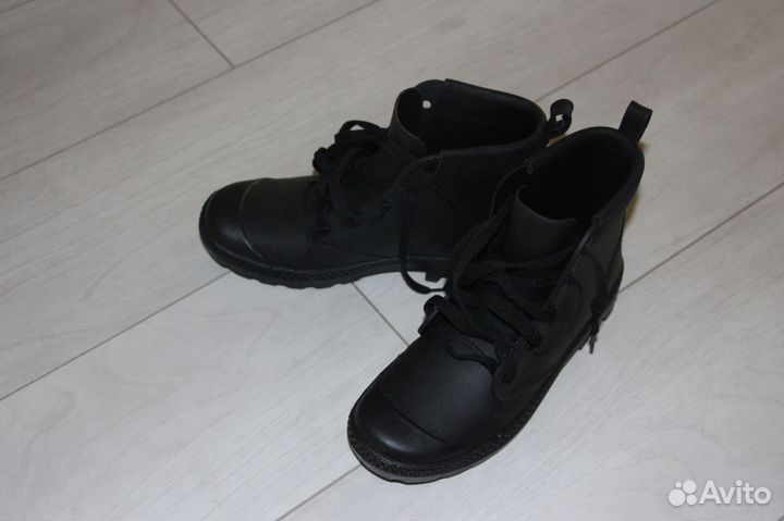 Резиновые ботинки на шнурках, 37 размер