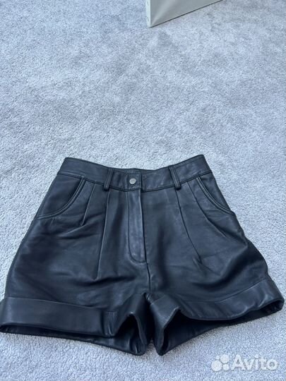 Шорты кожаные maje 36 размер