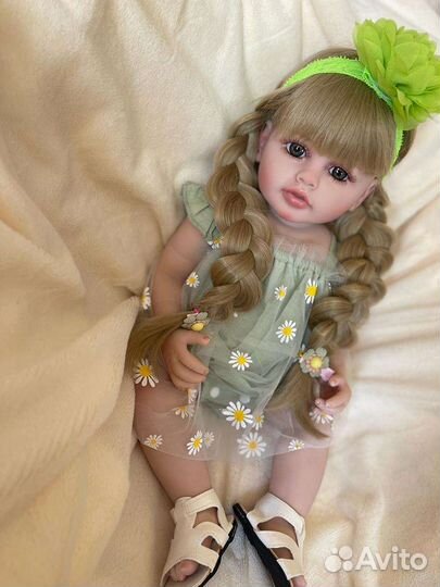 Кукла реборн силиконовая, можно купать
