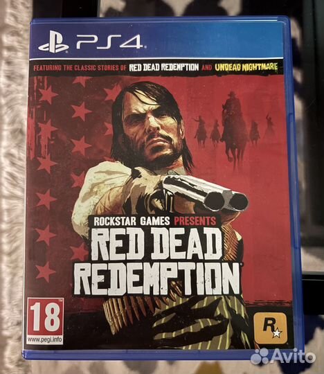 Red dead redemption 1 ps4 диск