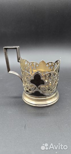 Подстаканник серебро 875