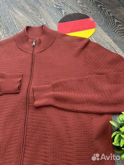 Кардиган мужской на молнии немецкий walbusch