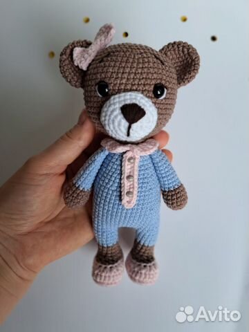 Мишка в пижаме ручной работы