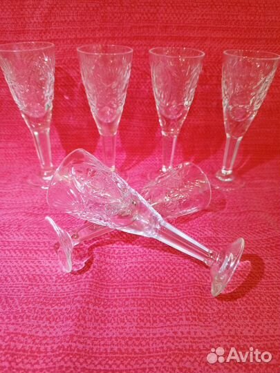 Рюмки на ножке хрусталь СССР