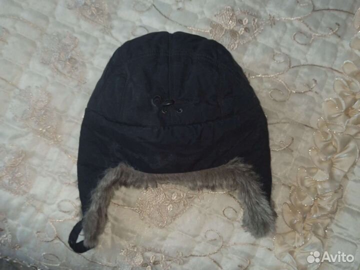 Шапка ушанка мужская