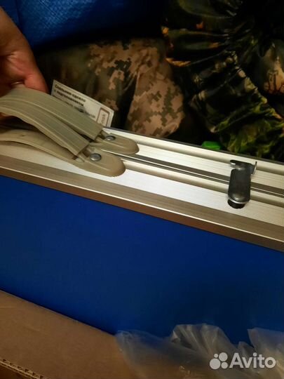 Стол складной походный усиленный + 4 стульчика