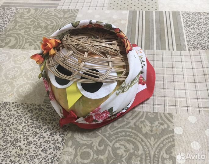 Сова из тыквы, дары осени