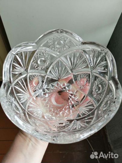 Ваза Хрустальная для салата, фруктов или конфет
